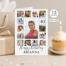 Aniversário 15 Foto Personalizada Qualquer Idade