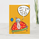 Cartão Aniversário 16<br><div class="desc">Porta-voz da mulher mais idosa</div>