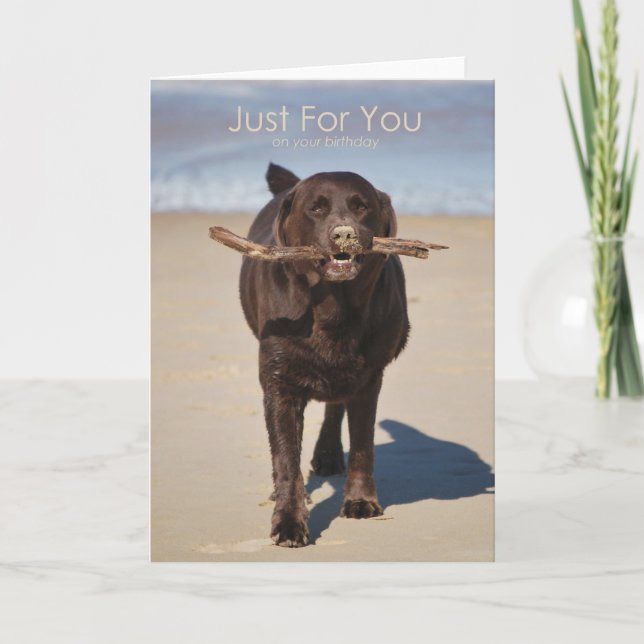 Cartão Aniversário Apenas Para Você (Frente)