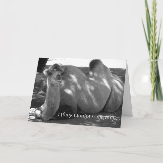 Cartão Aniversário atrasado (Frente)