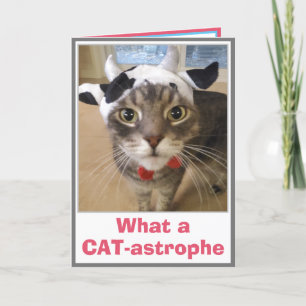 Cartão Aniversário Atrasado Engraçado