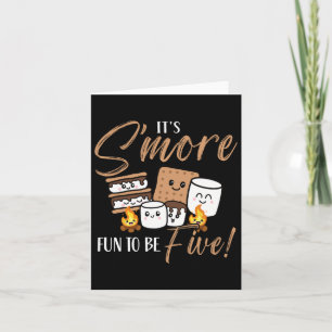 Cartão Aniversário, Camfire Marshmallow É mais divertido 
