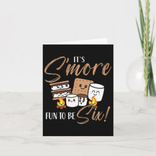 Cartão Aniversário, Camfire Marshmallow É mais divertido 