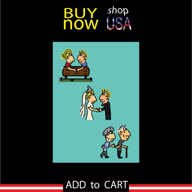 Cartão Aniversário Casal Envelhecendo Amor para Sempre (Criador carregado)