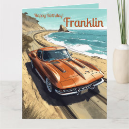 Cartão Aniversário Clássico de Aniversário Feliz