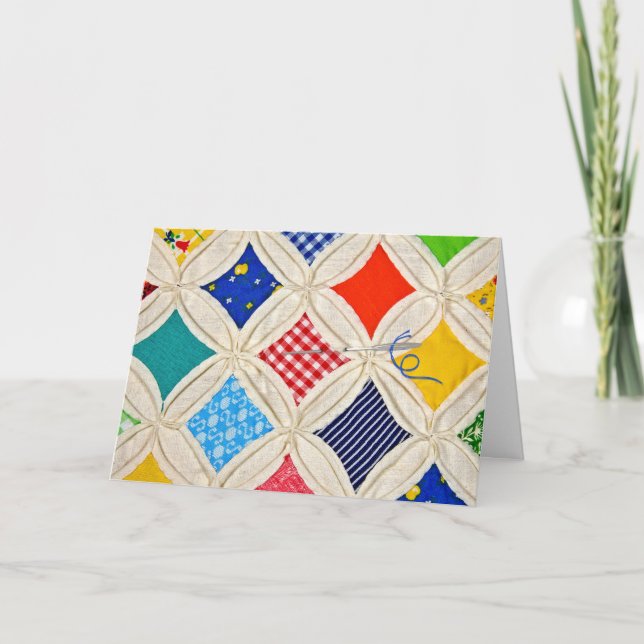 Cartão Aniversário Com Agulha (Frente)