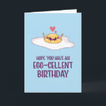 Cartão Aniversário Cute Fried Egg Pun Ovo Celsius Funny<br><div class="desc">Cartão de aniversário engraçado e fofo para aqueles que amam trocadilhos e humor. Uma maneira perfeita de desejar a seus amigos e família feliz aniversário. Visite nossa loja para mais coleção de cartões de aniversário. Você encontrará algo legal,  humorístico e às vezes sarcástico,  cartões de aniversário para seu especial.</div>