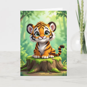 Cartão Aniversário da Criança de Página de Coloração do T