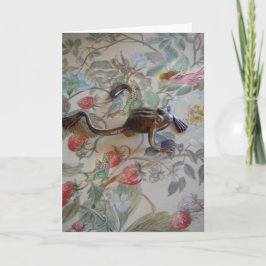 Cartão Aniversário da Fada e do Froggy Mágicos