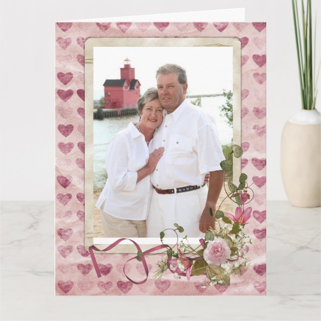 Cartão Aniversário da foto (Frente)