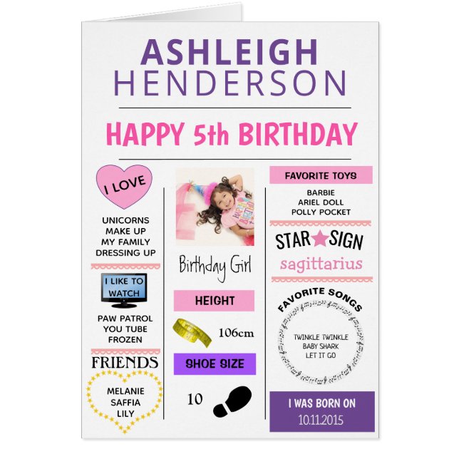 Cartão Aniversário da Foto de Manutenção da Memória de Co (Frente)