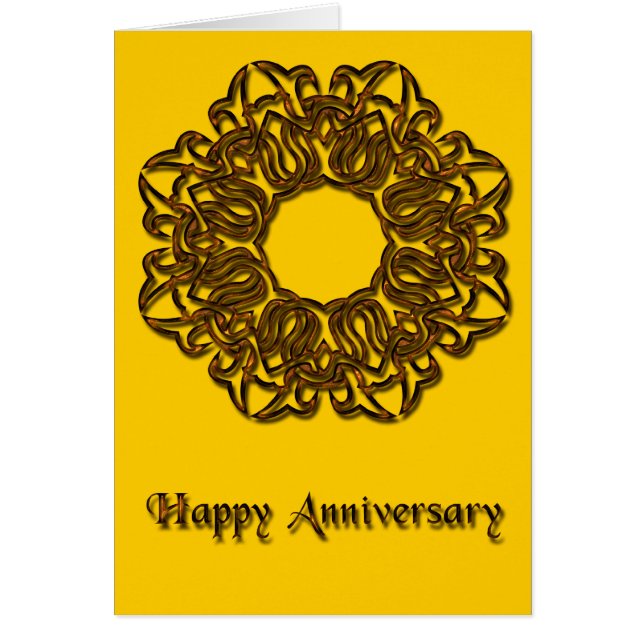 Cartão Aniversário da grinalda de Metallica Sun (Frente)