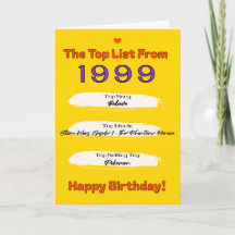 Aniversário da Lista dos Melhores de 1999
