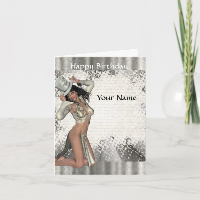Cartão Aniversário da prata (Frente)