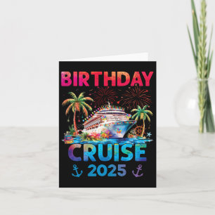 Cartão Aniversário Da Viagem De Cruzeiro 2025 Uni-Adultos