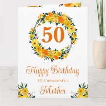 Aniversário das Flores de Verão Amarelas de Aquare