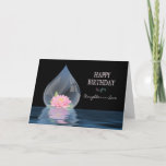 CARTÃO ANIVERSÁRIO - DAUGHTER-IN-LOVE - LOTUS EM<br><div class="desc">A FLOR DE LOTUS BONITA DENTRO DE A WATERDROP CONTRA O PRETO FAZ UM CARTÃO IMPRESSIONANTE PARA CARTÕES DE ANIVERSÁRIOS DISPONÍVEIS E O OUTRO IE DOS CARTÕES. OBRIGADO,  ETC.</div>