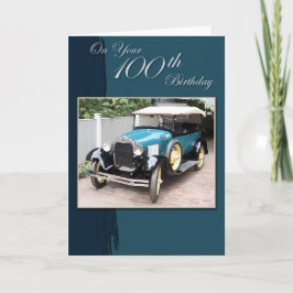Cartão Aniversário de 100 anos