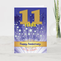Aniversário de 11 Anos de Recuperação Numeral em D