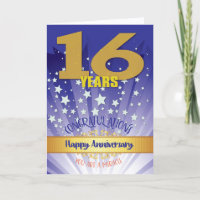 Aniversário de 16 Anos de Recuperação Numeral em D