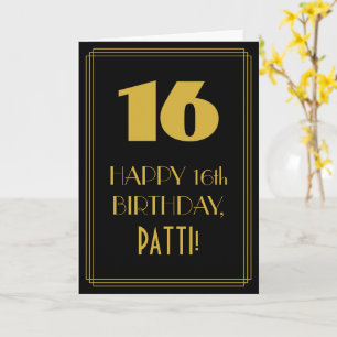Cartão Aniversário de 16 anos ~ Visual inspirado em Art D