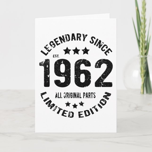 Cartão Aniversário de 1962 (Frente)