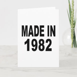 Cartão Aniversário de 1982