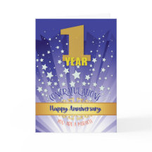 Aniversário de 1 Ano de Recuperação Numeral em Des