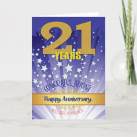 Aniversário de 21 Anos de Recuperação Numeral em D