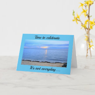 Cartão **aniversário de 21 anos** HORA DE **PARTE" Placa