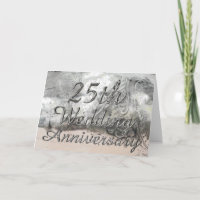 Aniversário de 25 anos de Casamento Chic Prata Tip