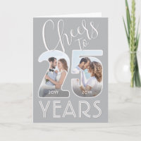 Aniversário de 25 Anos de Casamento Parabéns a 25