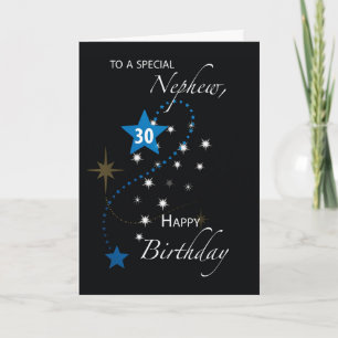 Cartão Aniversário de 30 anos do Nepheto - Estrela Azul I