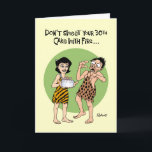 Cartão aniversário de 30 anos tranquilizador<br><div class="desc">Cartão de aniversário de 30 anos engraçado para homens</div>