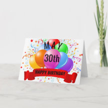 Aniversário de 30 de Maio 