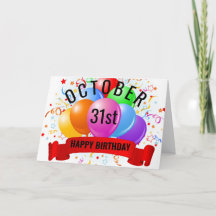 Aniversário de 31 de Outubro
