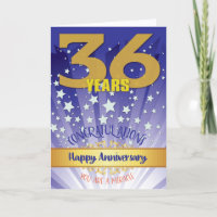 Aniversário de 36 Anos de Recuperação Numeral em D