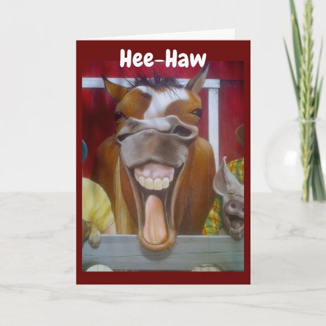 Cartão **aniversário de 40 anos** COMEDIAN DONKEY ENVIA D (Frente)