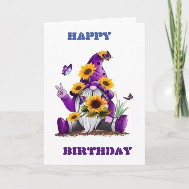 Cartão **aniversário de 40 anos** NÃO SE PREOCUPE EM SER  (Frente)