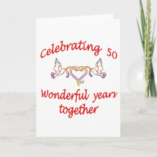 CARTÃO ANIVERSÁRIO DE 50 ANOS