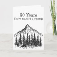 Aniversário de 50 anos no Cume da Montanha Preto e