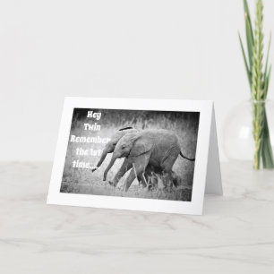 Cartão **ANIVERSÁRIO DE 70** DESEJA MINHA ***Cartão TWIN*