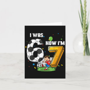Cartão aniversário de 7 anos era 6 7 futebol 67 meme meni