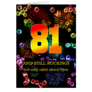 Cartão Aniversário De 81ruas Ainda Atropelando
