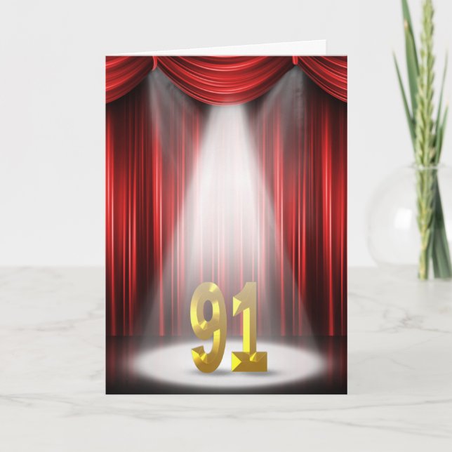 Cartão Aniversário de 91ruas em destaque (Frente)