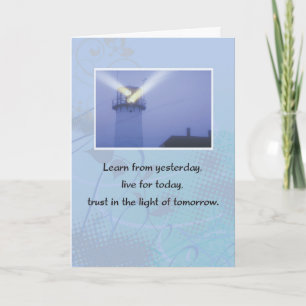 Cartão Aniversário de 9 meses para recuperação de Vícios 