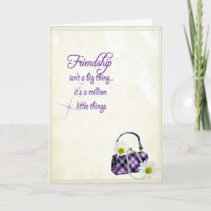 Cartão Aniversário de Amizade