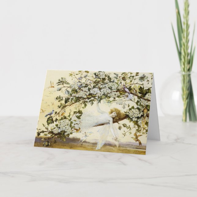 Cartão Aniversário de Ariel do ` de Fitzgerald' (Frente)