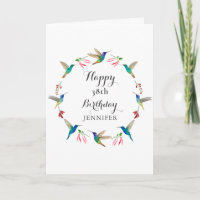 Aniversário de Beija-flor Personalizado