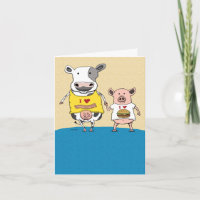 Aniversário de Casal e Vaca Bonita e Engraçada